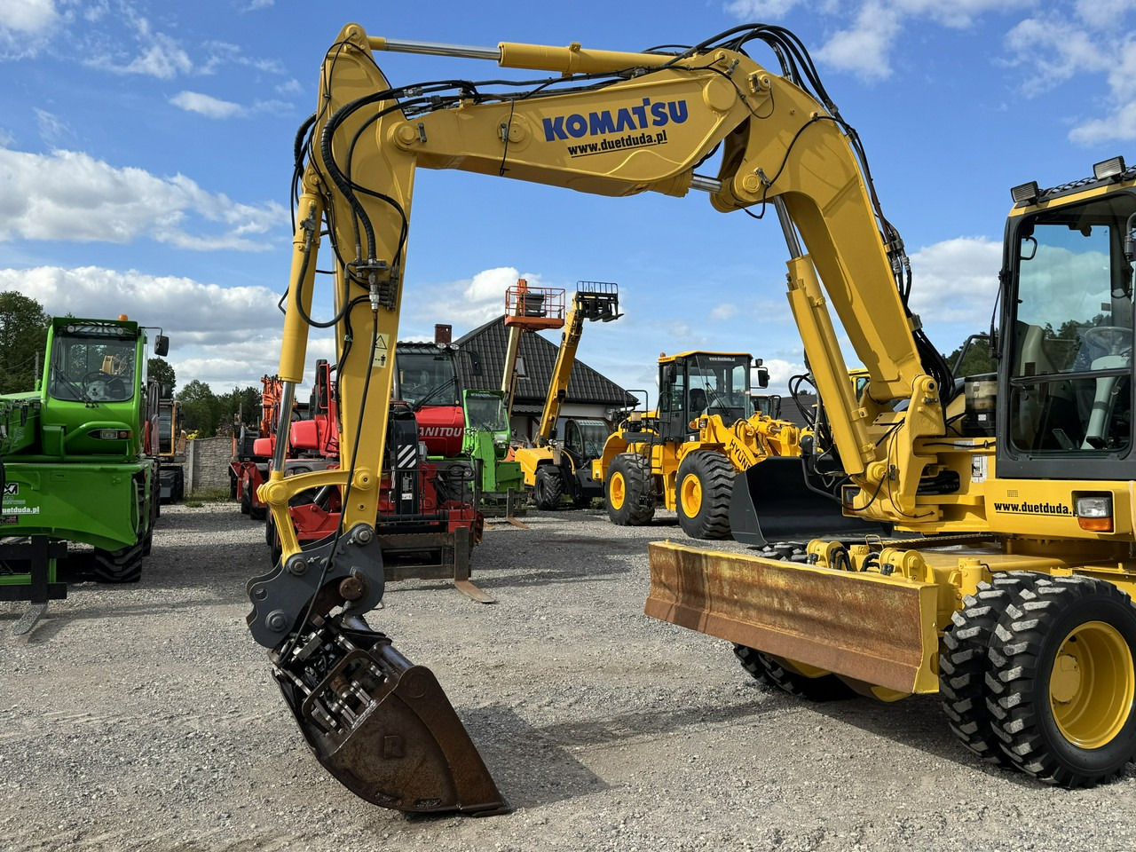 Komatsu PW 98 MR 8 Pług + Podpory 10ton Szybkozłącze - Excavadora de ruedas: foto 4 Komatsu PW 98 MR 8 Pług + Podpory 10ton Szybkozłącze - Excavadora de ruedas: foto 4