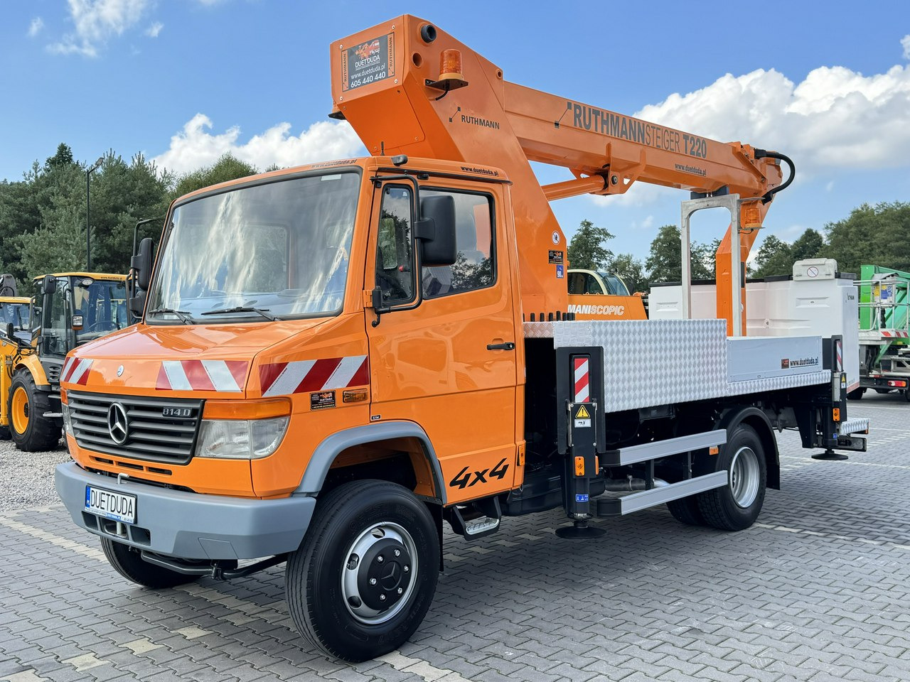 Camión con plataforma elevadora Mercedes Vario 814 D 4x4 Zwyżka RUTHMANN STEIGER T220 Podnośnik Koszowy: foto 9