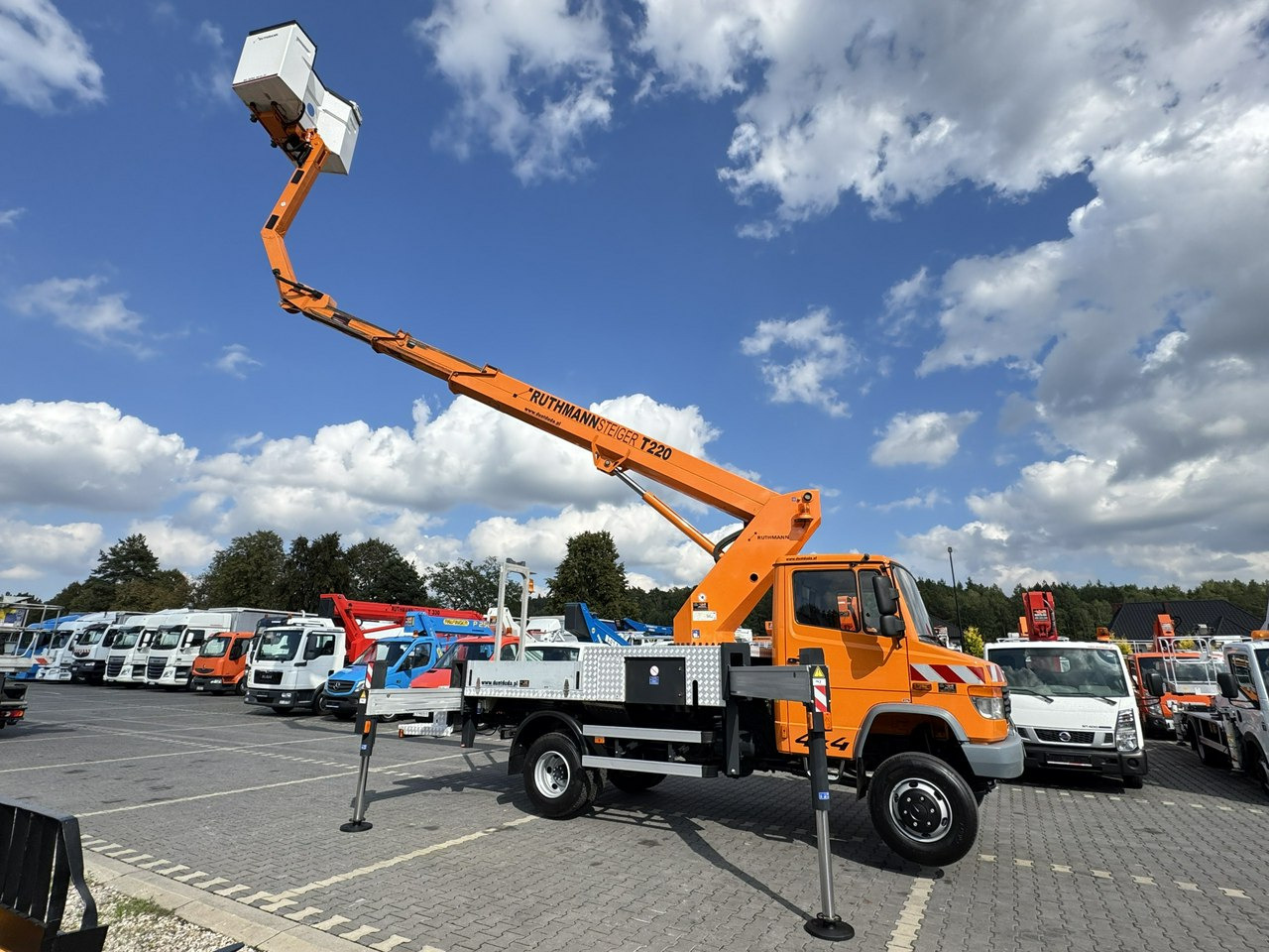 Camión con plataforma elevadora Mercedes Vario 814 D 4x4 Zwyżka RUTHMANN STEIGER T220 Podnośnik Koszowy: foto 7
