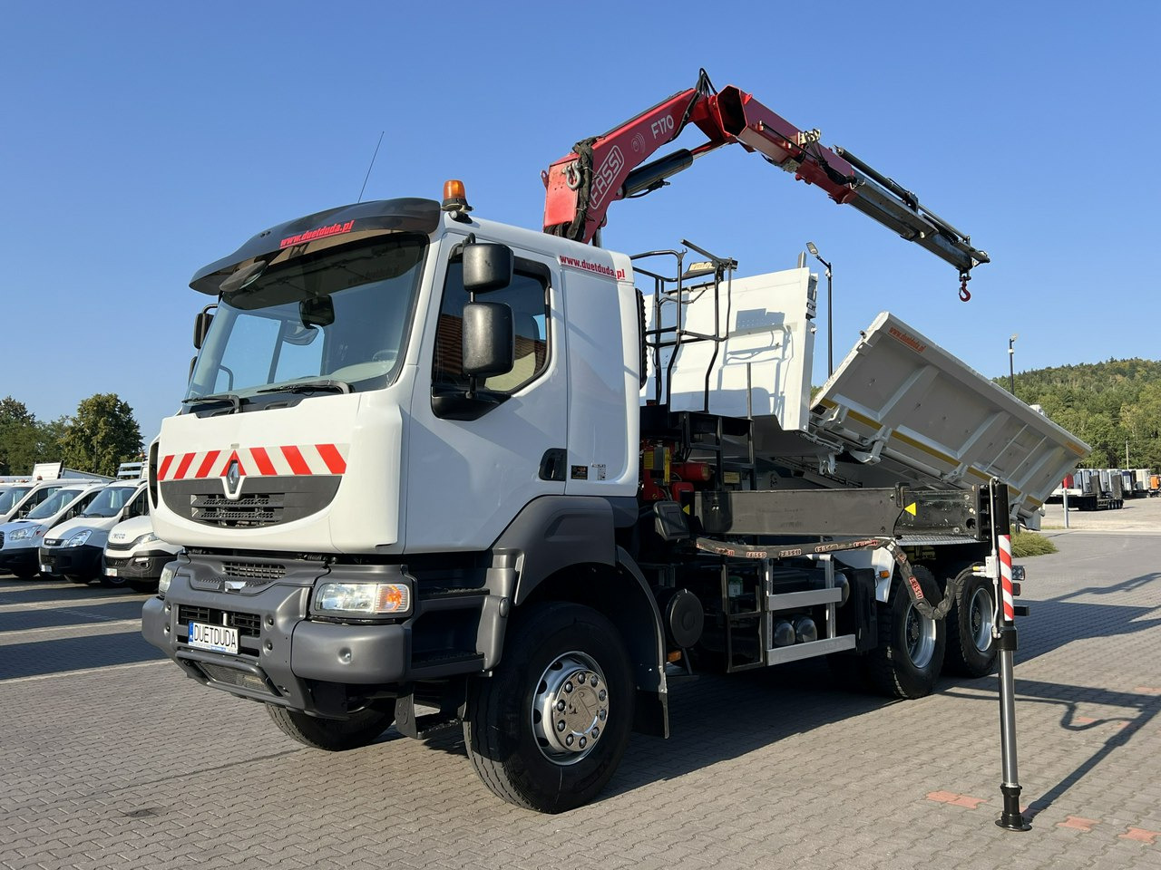 Renault Kerax 26.390 6x4 Mocny HDS FASSI F170 Sterowanie Radiowe - Camión volquete, Camión grúa: foto 1 Renault Kerax 26.390 6x4 Mocny HDS FASSI F170 Sterowanie Radiowe - Camión volquete, Camión grúa: foto 1