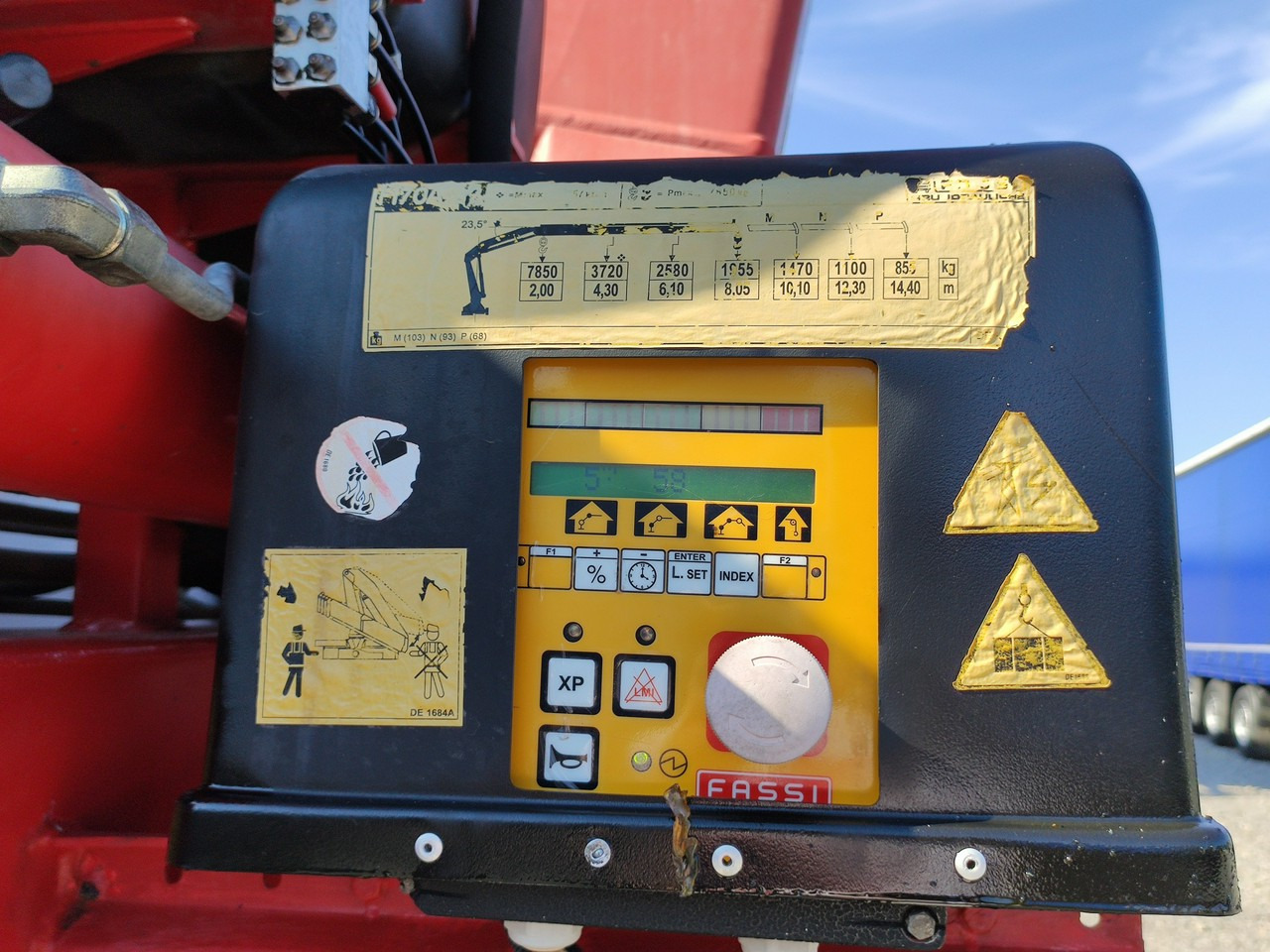 Camión caja abierta, Camión grúa Scania 124L 420 6x2 Retarder HDS FASSI F170 Budowlanka: foto 6