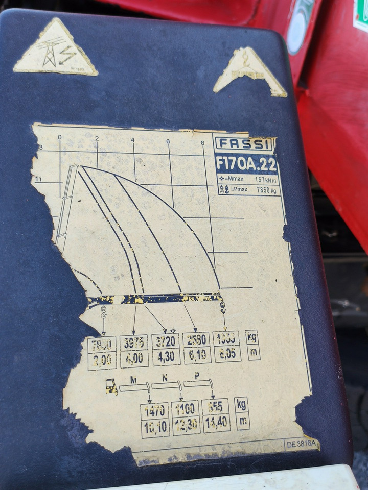 Camión caja abierta, Camión grúa Scania 124L 420 6x2 Retarder HDS FASSI F170 Budowlanka: foto 7