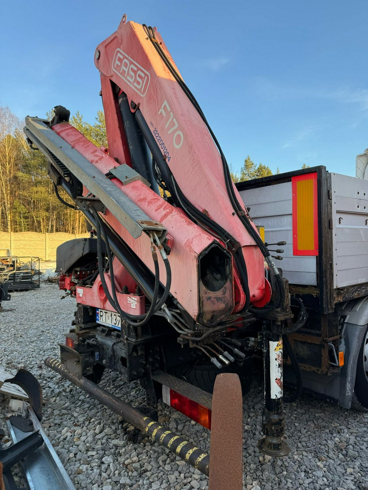 Camión caja abierta, Camión grúa Scania 124L 420 6x2 Retarder HDS FASSI F170 Budowlanka: foto 32