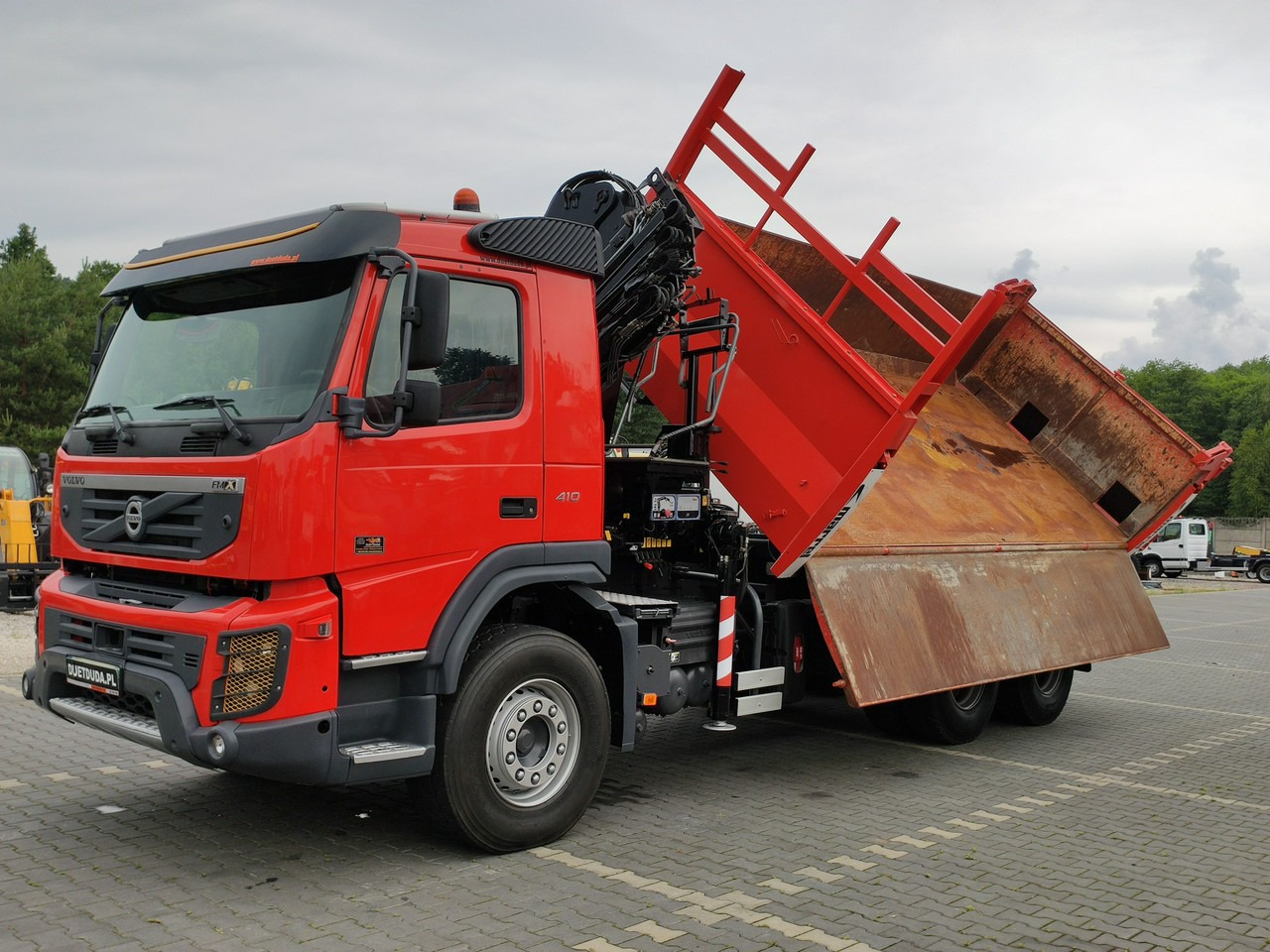 Volvo FMX 410 6x4 13L HDS Radiowy Hydroburta - Camión volquete, Camión grúa: foto 5 Volvo FMX 410 6x4 13L HDS Radiowy Hydroburta - Camión volquete, Camión grúa: foto 5