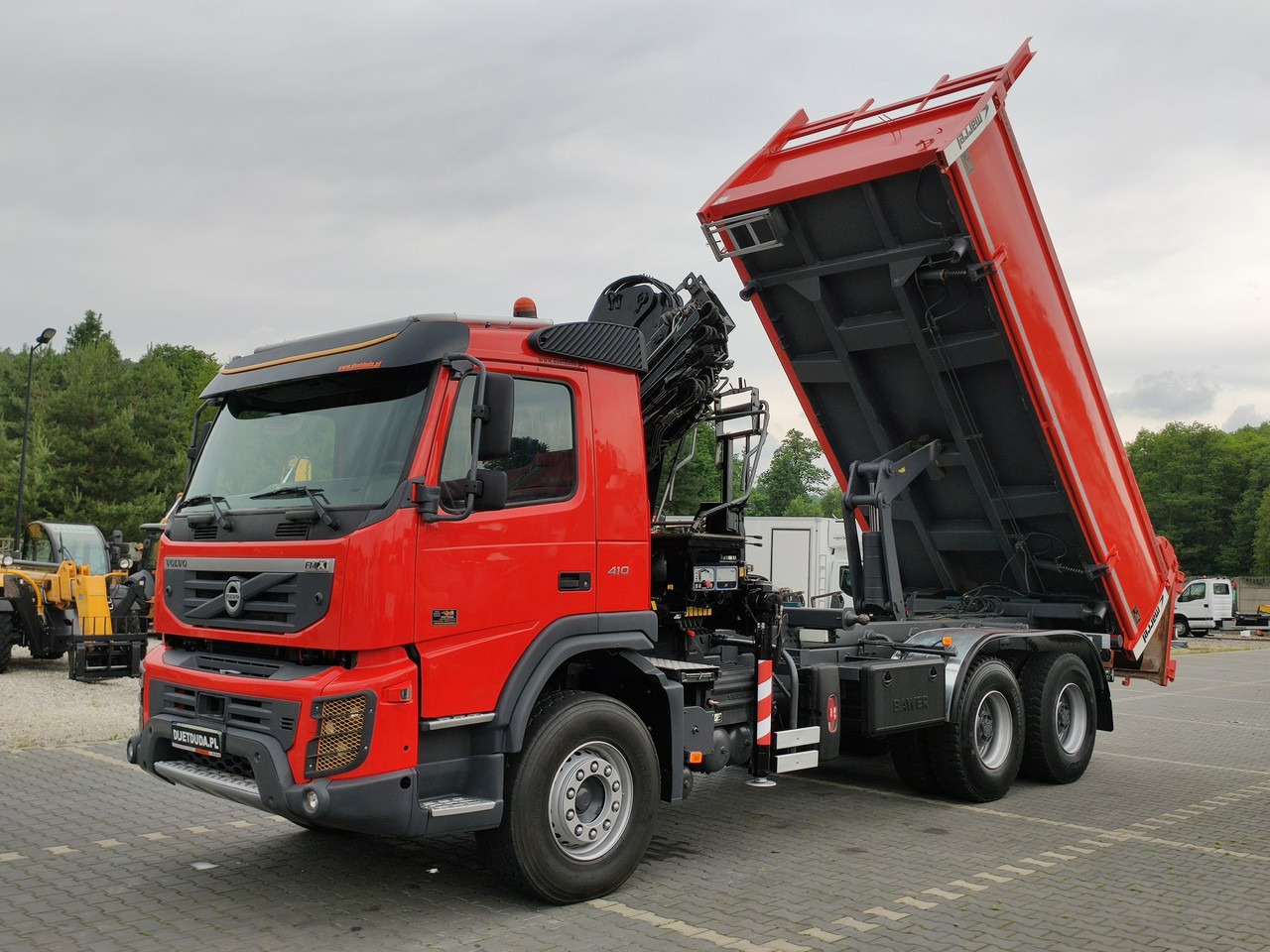 Volvo FMX 410 6x4 13L HDS Radiowy Hydroburta - Camión volquete, Camión grúa: foto 2 Volvo FMX 410 6x4 13L HDS Radiowy Hydroburta - Camión volquete, Camión grúa: foto 2