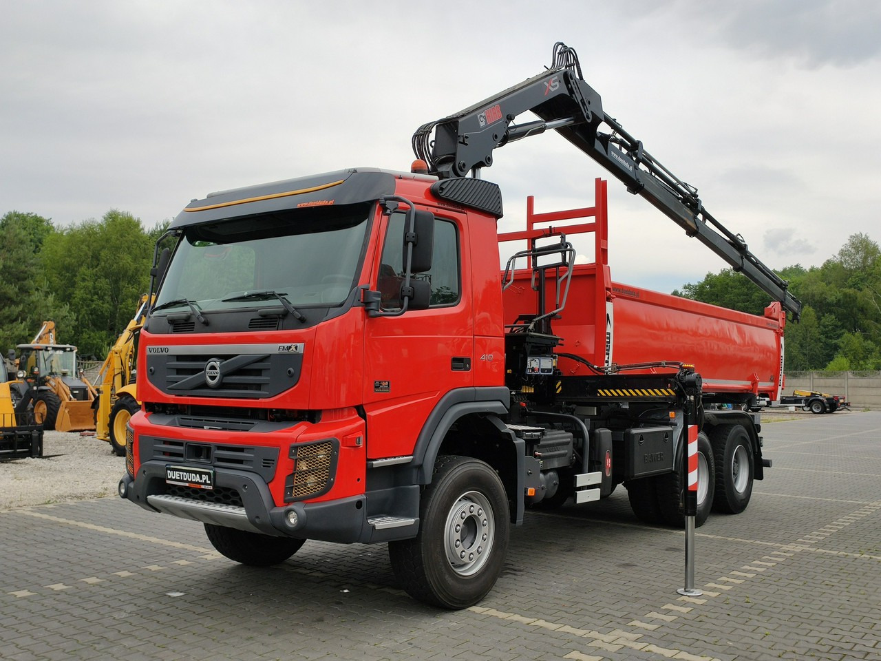 Volvo FMX 410 6x4 13L HDS Radiowy Hydroburta - Camión volquete, Camión grúa: foto 1 Volvo FMX 410 6x4 13L HDS Radiowy Hydroburta - Camión volquete, Camión grúa: foto 1
