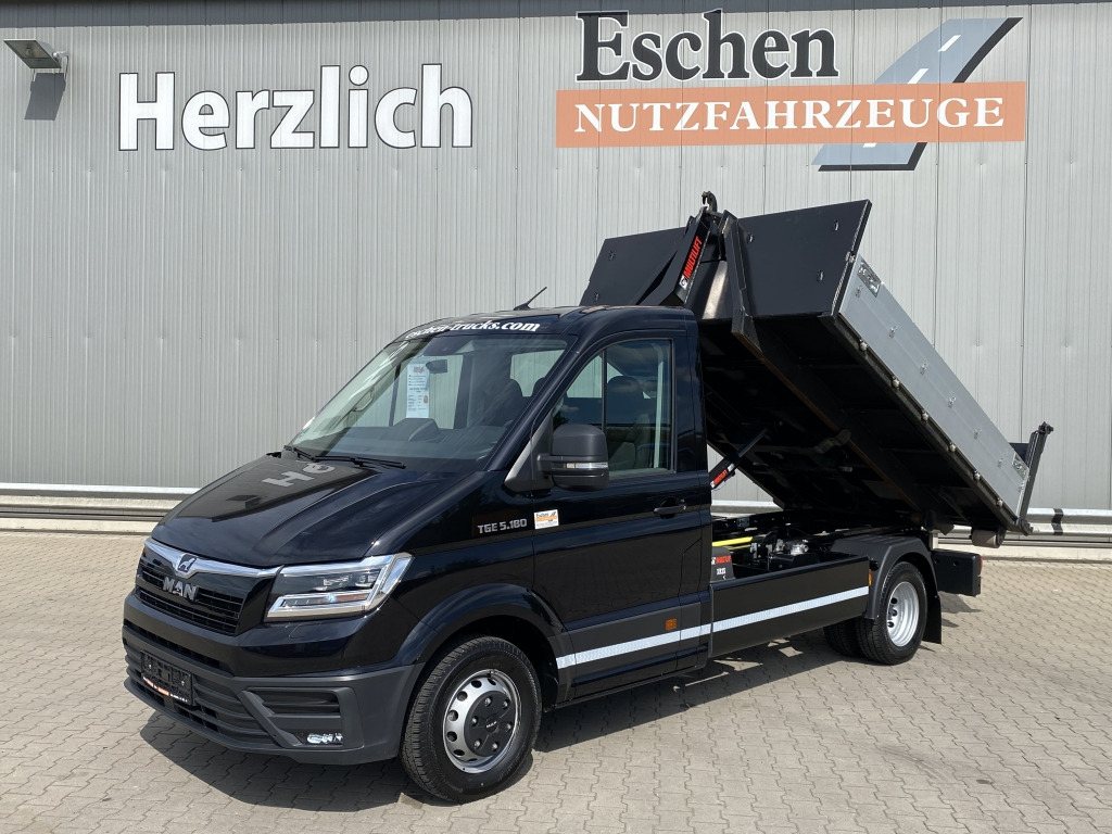 MAN TGE 5.180 / HIAB XR 35 Aufbau - Camión multibasculante: foto 1 MAN TGE 5.180 / HIAB XR 35 Aufbau - Camión multibasculante: foto 1