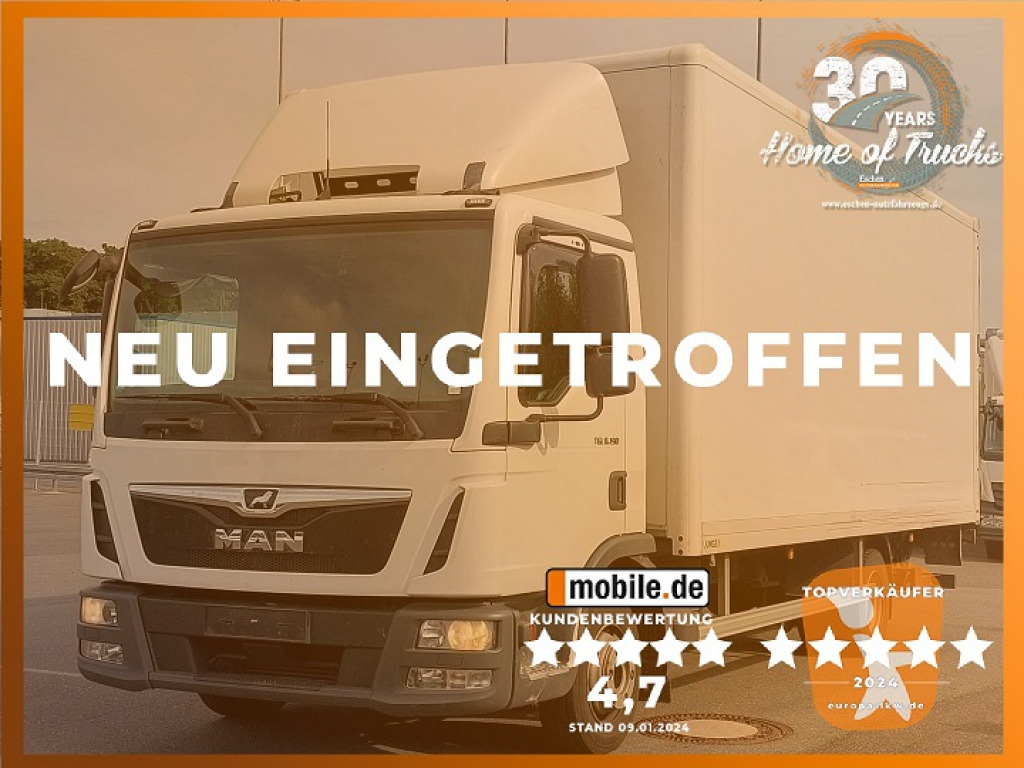 MAN TGL 8.190 Koffer/Seitentür/LBW - Camión caja cerrada: foto 1 MAN TGL 8.190 Koffer/Seitentür/LBW - Camión caja cerrada: foto 1