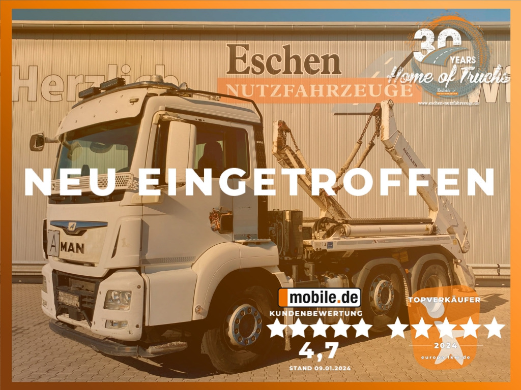 MAN TGS 26.430 6x2/4 BL - Camión portacontenedor de cadenas: foto 1 MAN TGS 26.430 6x2/4 BL - Camión portacontenedor de cadenas: foto 1