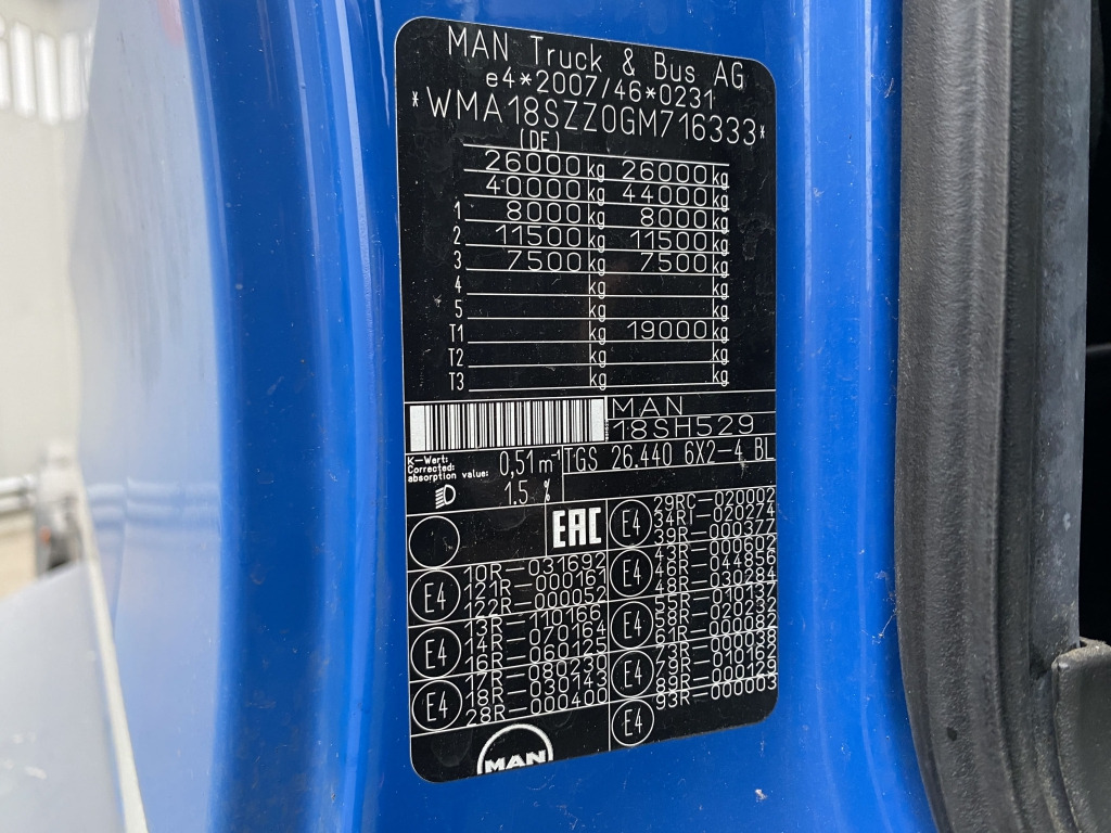 MAN TGS 26.440 6x2-4 BL - Camión multibasculante: foto 4 MAN TGS 26.440 6x2-4 BL - Camión multibasculante: foto 4