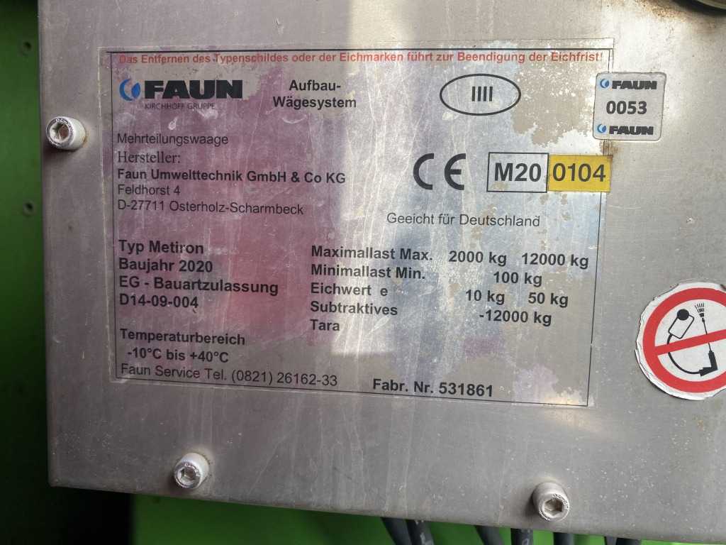 Mercedes-Benz 2533 L 6x2 - Camión de basura: foto 4 Mercedes-Benz 2533 L 6x2 - Camión de basura: foto 4