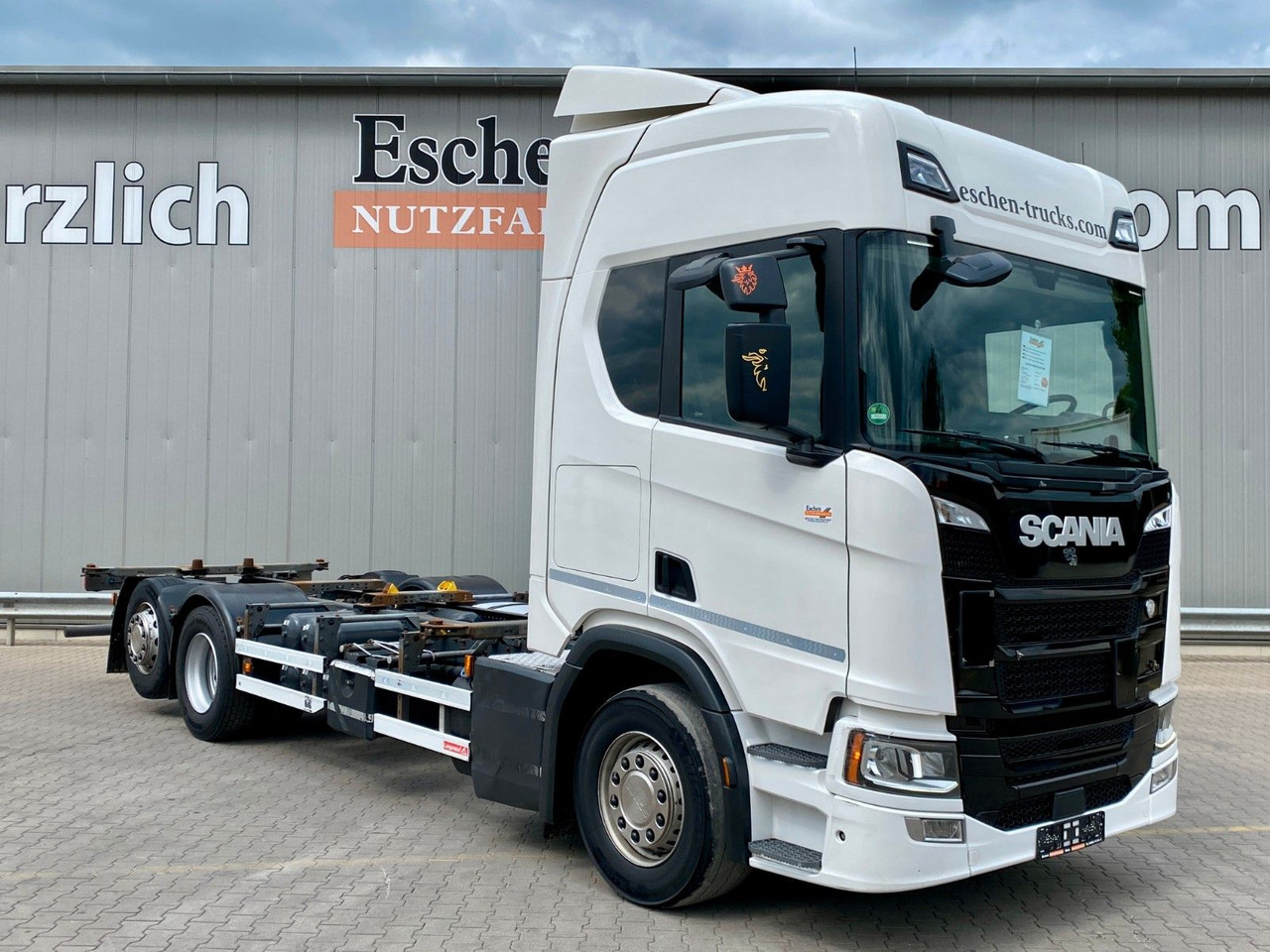 Camión portacontenedore/ Intercambiable Scania R 450 B 6x2*4 BDF | Retarder*AHK*Lift*SDG Rahmen: foto 7