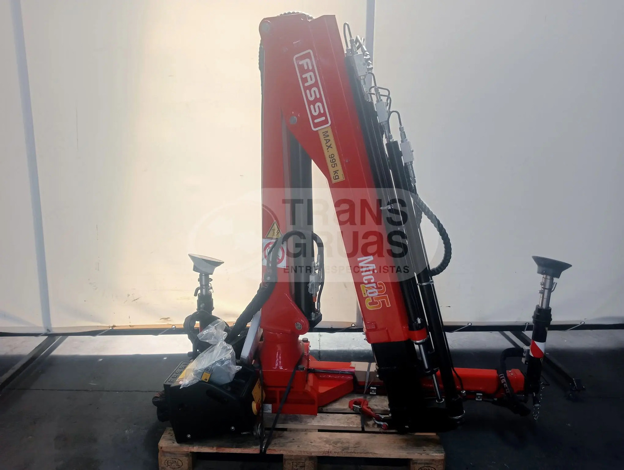 Grúa hidráulica Fassi micro M25A.13 Seminueva - Grúa para camión: foto 3 Grúa hidráulica Fassi micro M25A.13 Seminueva - Grúa para camión: foto 3