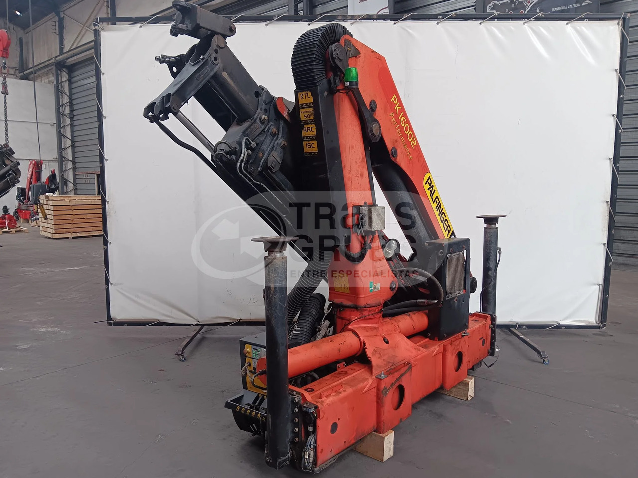 Grúa hidráulica Palfinger PK 16002 - Grúa para camión: foto 4 Grúa hidráulica Palfinger PK 16002 - Grúa para camión: foto 4