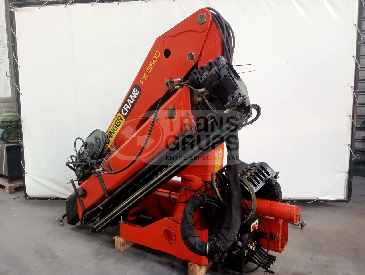 Grúa hidráulica Palfinger PK 18500 - Grúa para camión: foto 3 Grúa hidráulica Palfinger PK 18500 - Grúa para camión: foto 3