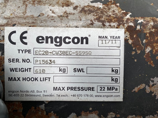 Engcon EC 20 - CW30EC - SS9SQ - Ohne TOP Parts - Rotor basculante: foto 5 Engcon EC 20 - CW30EC - SS9SQ - Ohne TOP Parts - Rotor basculante: foto 5