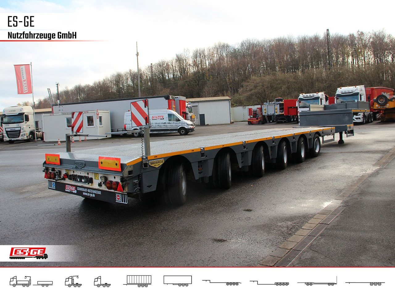 Broshuis 6-Achs-Satteltieflader - teleskopierbar - Semirremolque góndola rebajadas: foto 5 Broshuis 6-Achs-Satteltieflader - teleskopierbar - Semirremolque góndola rebajadas: foto 5