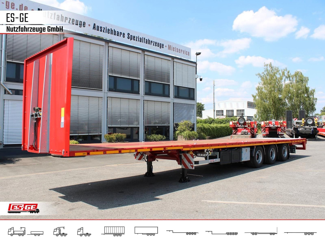 ES-GE 3-Achs Megatrailer, hydr. Heckabsenkung - Semirremolque plataforma/ Caja abierta: foto 2 ES-GE 3-Achs Megatrailer, hydr. Heckabsenkung - Semirremolque plataforma/ Caja abierta: foto 2
