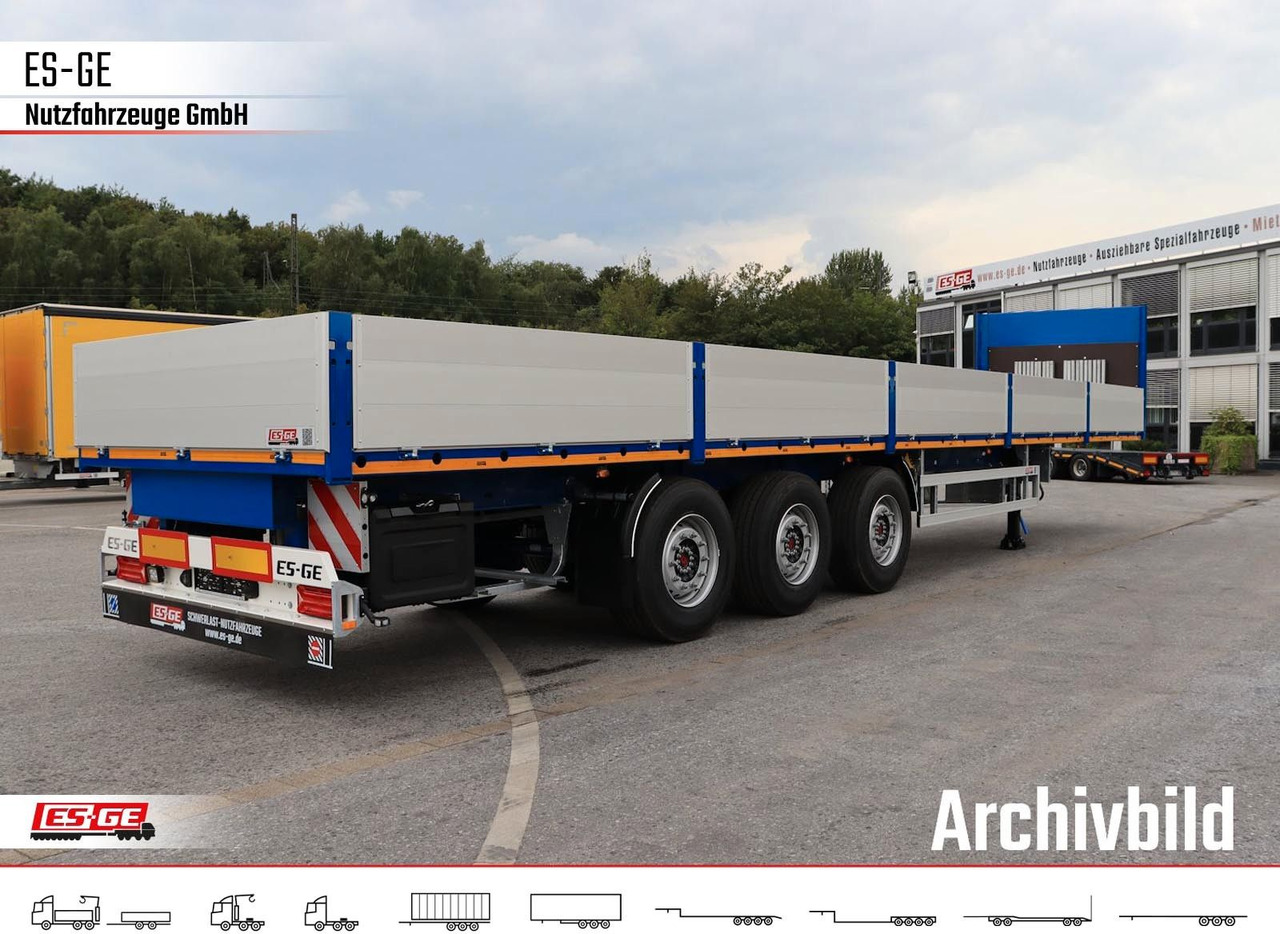 ES-GE 3-Achs Sattelanhänger - Bordwände + CV - Semirremolque plataforma/ Caja abierta: foto 4 ES-GE 3-Achs Sattelanhänger - Bordwände + CV - Semirremolque plataforma/ Caja abierta: foto 4