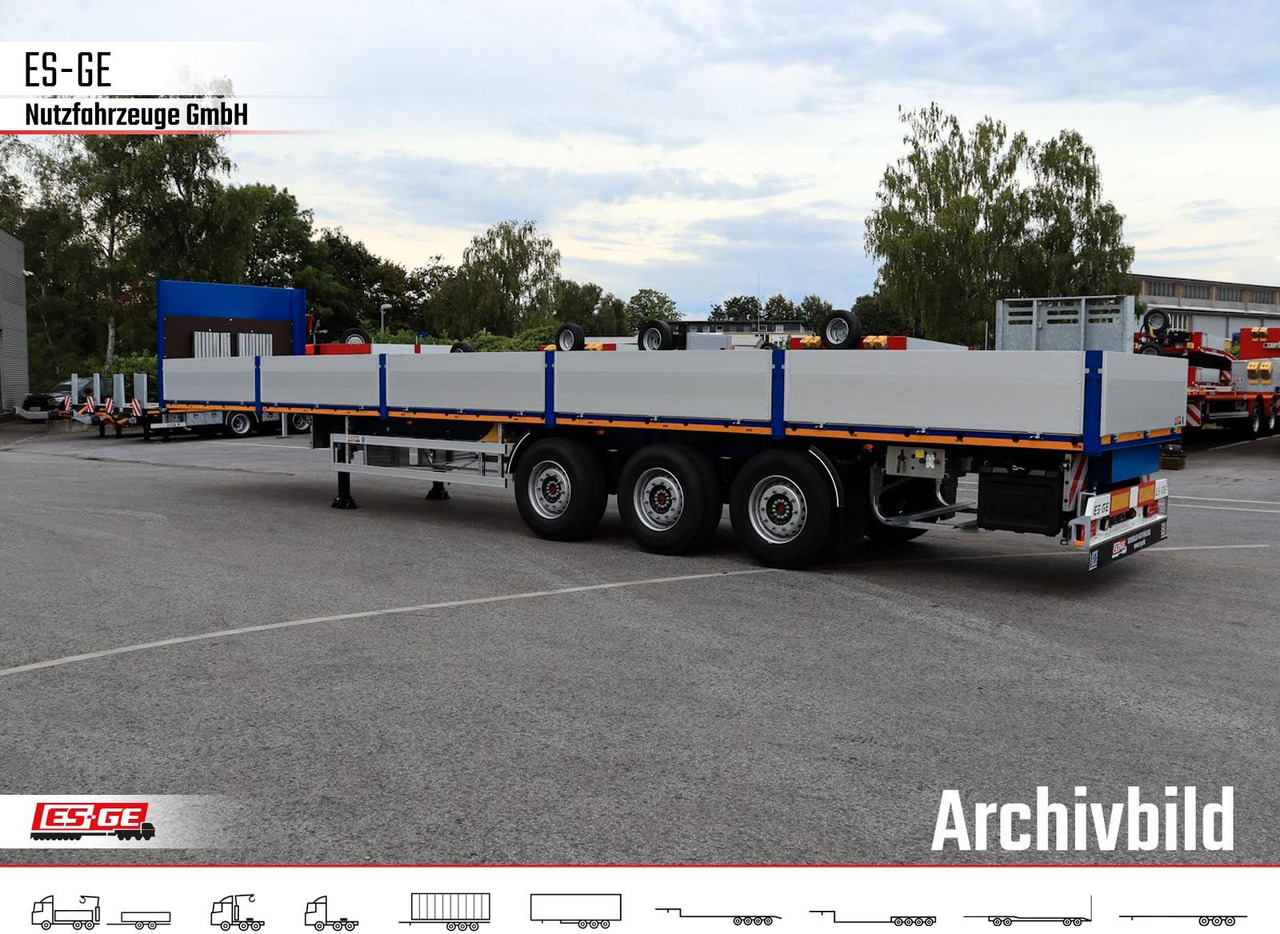 ES-GE 3-Achs Sattelanhänger - Bordwände + CV - Semirremolque plataforma/ Caja abierta: foto 1 ES-GE 3-Achs Sattelanhänger - Bordwände + CV - Semirremolque plataforma/ Caja abierta: foto 1