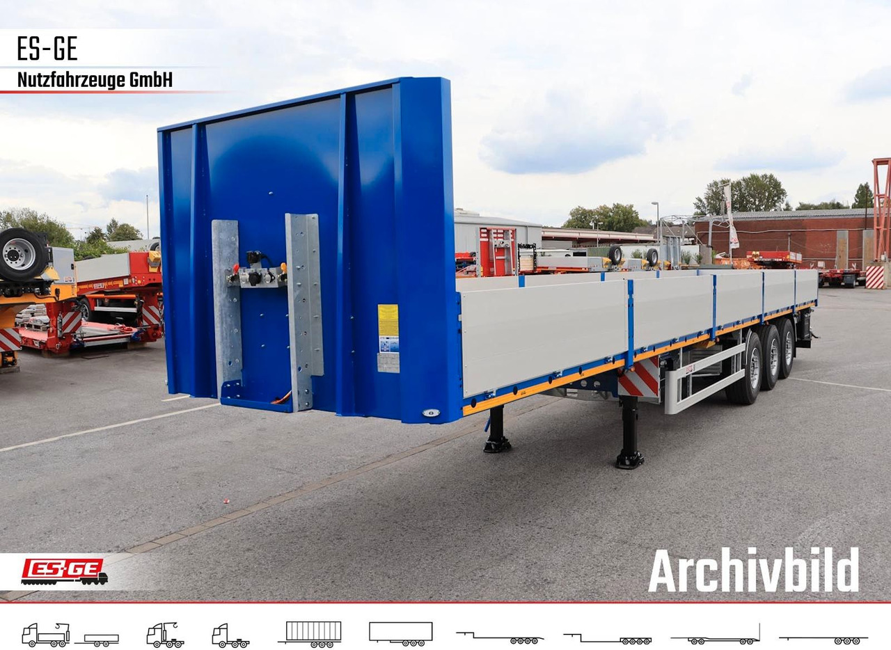 ES-GE 3-Achs Sattelanhänger - Bordwände + CV - Semirremolque plataforma/ Caja abierta: foto 1 ES-GE 3-Achs Sattelanhänger - Bordwände + CV - Semirremolque plataforma/ Caja abierta: foto 1