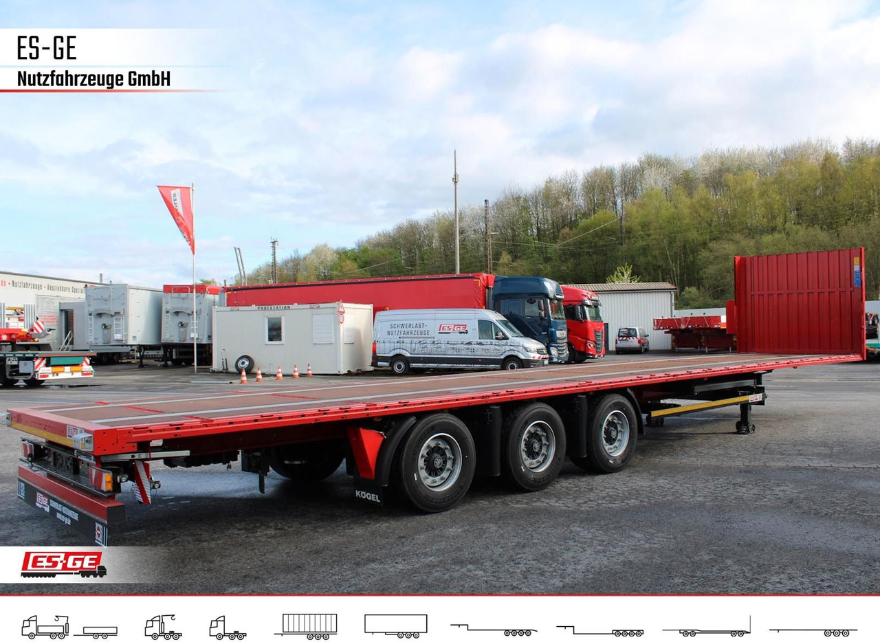 Kögel 3-Achs-Mega Chassis Kögel 3-Achs-Mega Chassis - Semirremolque plataforma/ Caja abierta: foto 5 Kögel 3-Achs-Mega Chassis Kögel 3-Achs-Mega Chassis - Semirremolque plataforma/ Caja abierta: foto 5