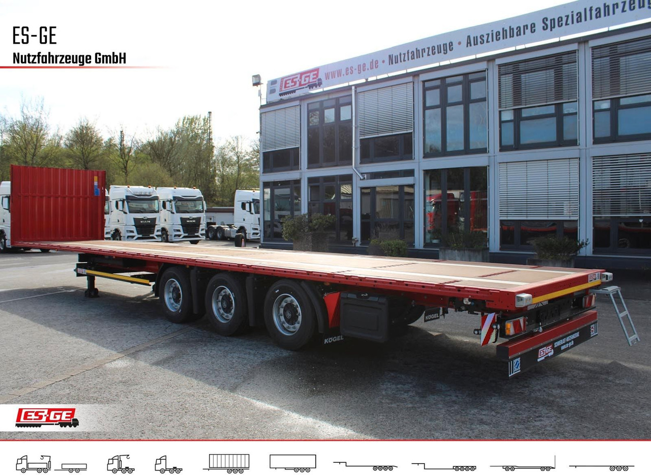 Kögel 3-Achs-Mega Chassis Kögel 3-Achs-Mega Chassis - Semirremolque plataforma/ Caja abierta: foto 2 Kögel 3-Achs-Mega Chassis Kögel 3-Achs-Mega Chassis - Semirremolque plataforma/ Caja abierta: foto 2