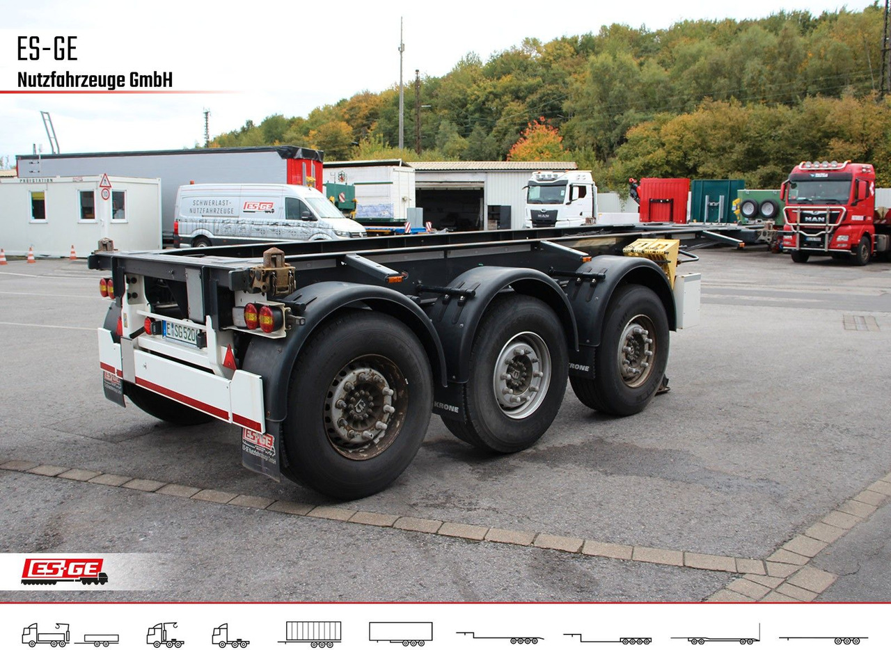 Krone 3-Achs-Containerchassis 20' - Semirremolque portacontenedore/ Intercambiable: foto 4 Krone 3-Achs-Containerchassis 20' - Semirremolque portacontenedore/ Intercambiable: foto 4