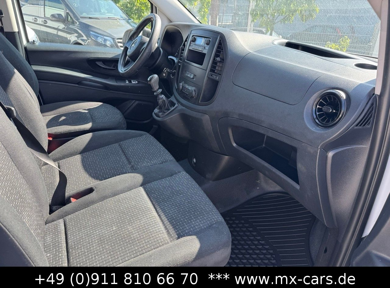 Furgoneta de pasajeros Mercedes-Benz Vito 110 CDi lang Doka Mixto 6 Sitze Klima: foto 15