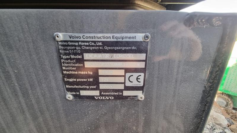 Excavadora de cadenas Volvo ecr235: foto 7 Excavadora de cadenas Volvo ecr235: foto 7