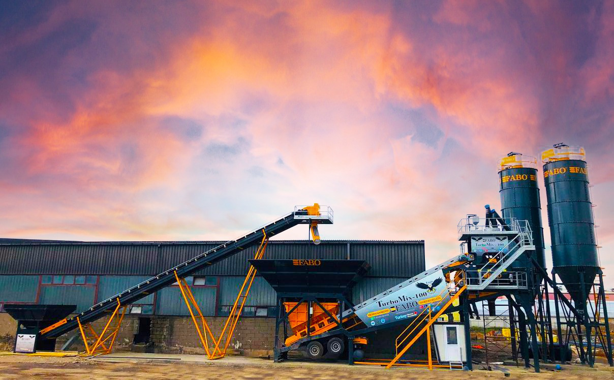 FABO mobile concrete batching plant - Planta de hormigón: foto 1 FABO mobile concrete batching plant - Planta de hormigón: foto 1