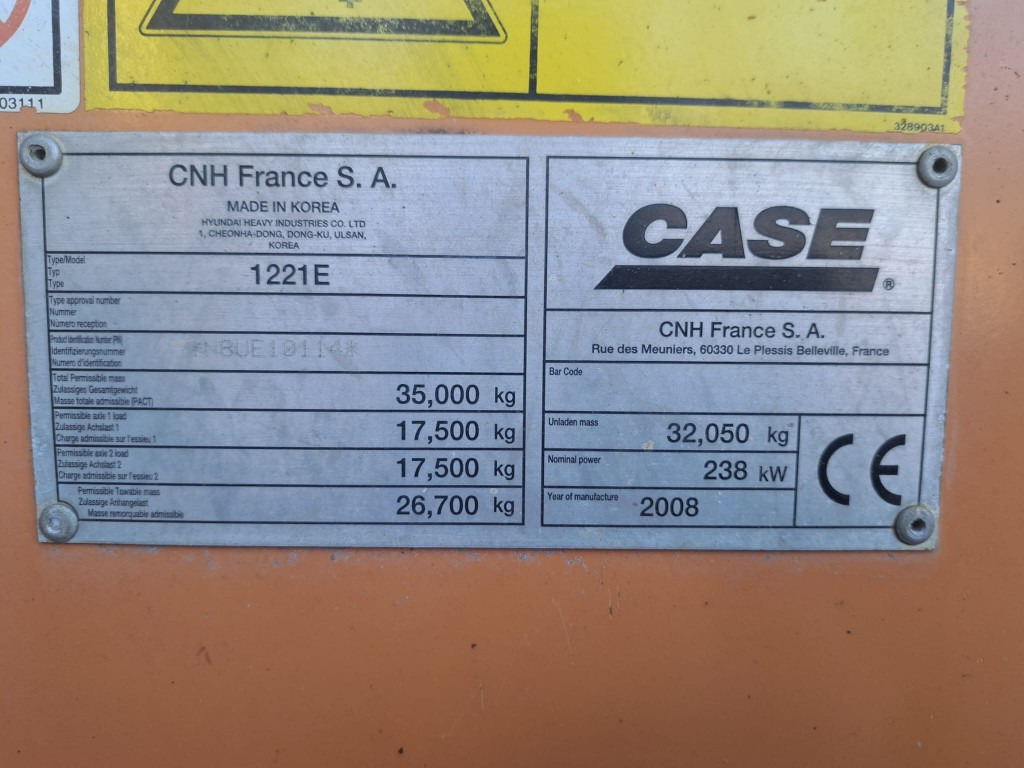 Cargadora de ruedas CASE Radlader 1221 E 6,5 m³ Schaufel: foto 11