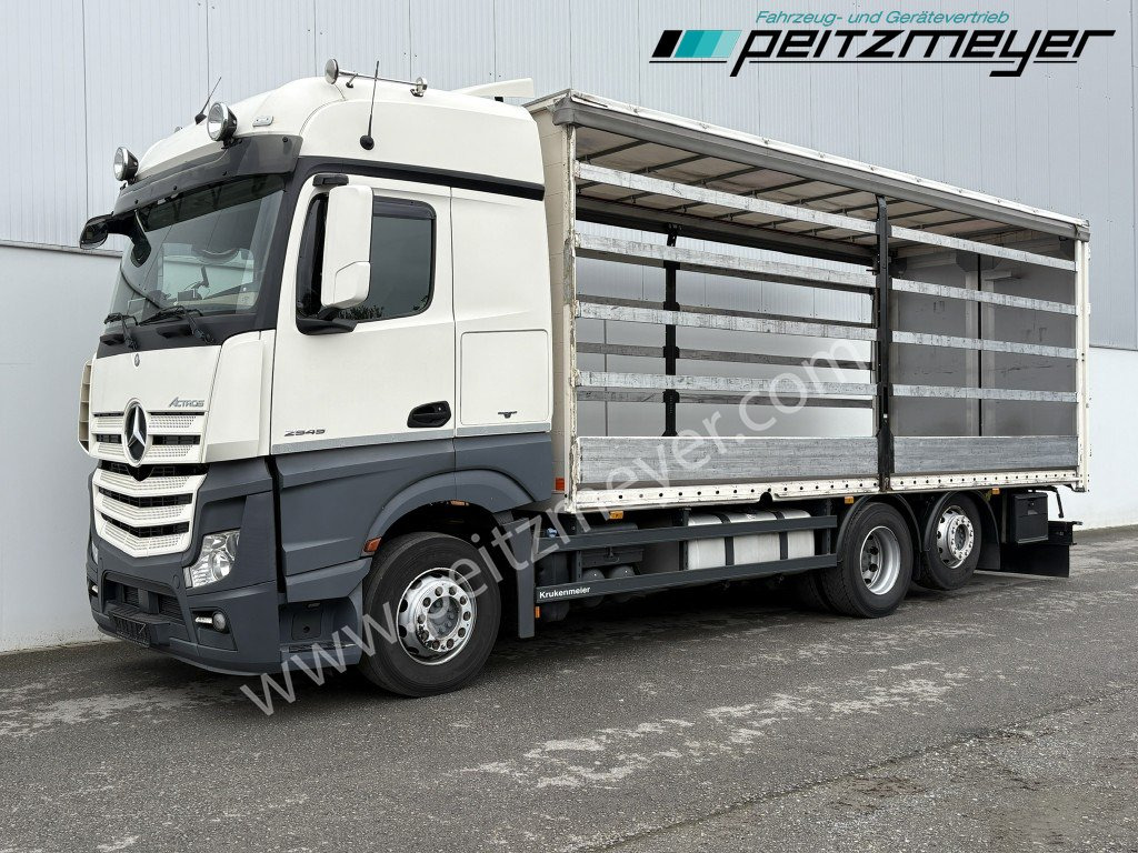 MERCEDES-BENZ Actros 2545 LL Pritsche, Klima, Standklima, PPC, EU 6 MP 4 - Edscha - Camión caja abierta: foto 1 MERCEDES-BENZ Actros 2545 LL Pritsche, Klima, Standklima, PPC, EU 6 MP 4 - Edscha - Camión caja abierta: foto 1