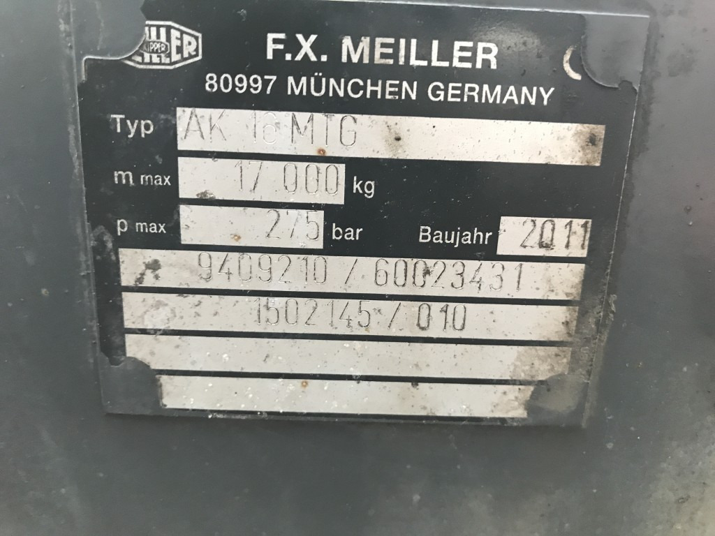 Meiller Absetzkipper AK 16 MTG - Actros 6x4 - Equipos de gancho multilift/ De cadena multilift: foto 4 Meiller Absetzkipper AK 16 MTG - Actros 6x4 - Equipos de gancho multilift/ De cadena multilift: foto 4