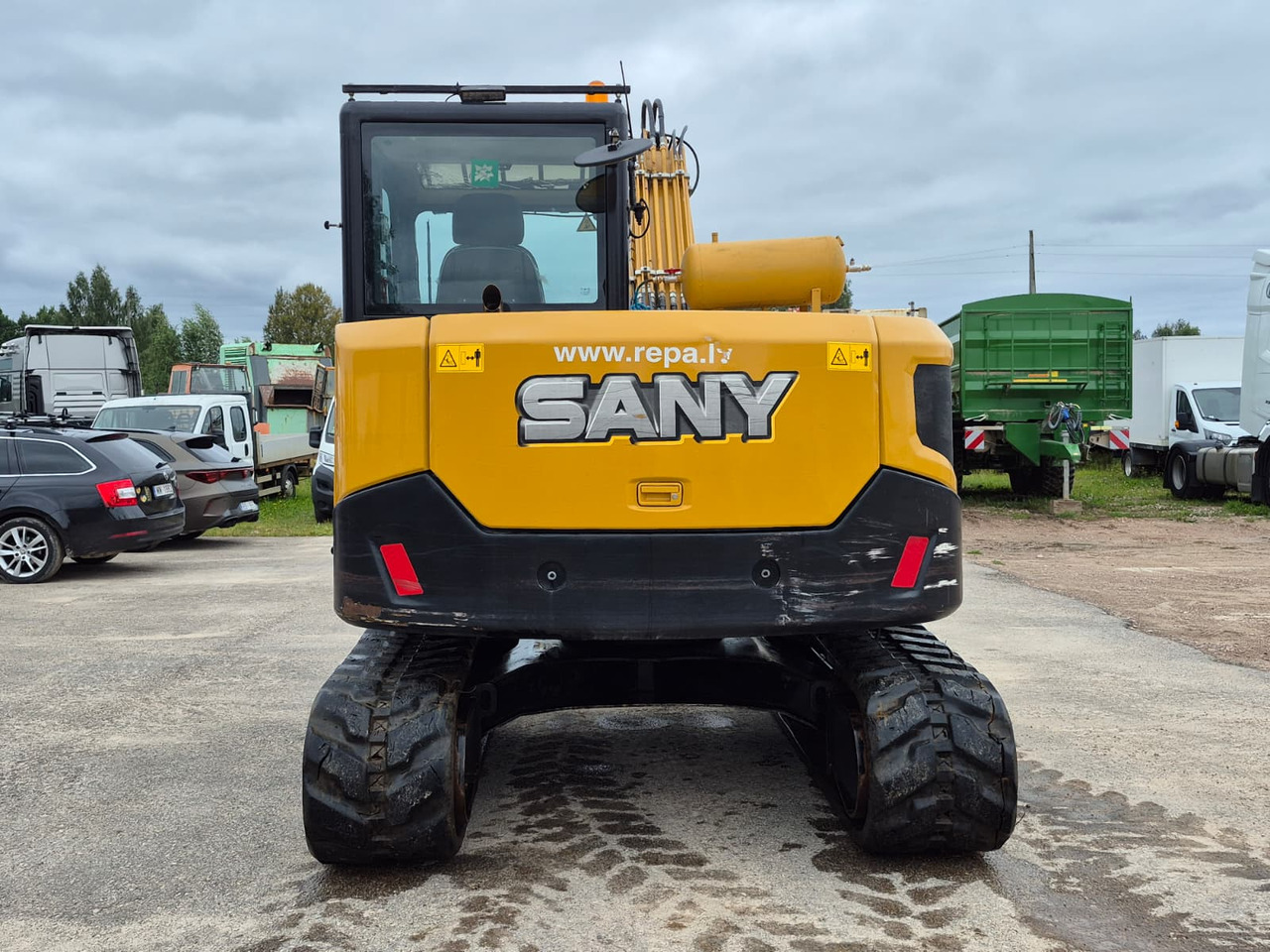 SANY SY80U, with tree shear TMK300 - Excavadora de cadenas: foto 3 SANY SY80U, with tree shear TMK300 - Excavadora de cadenas: foto 3