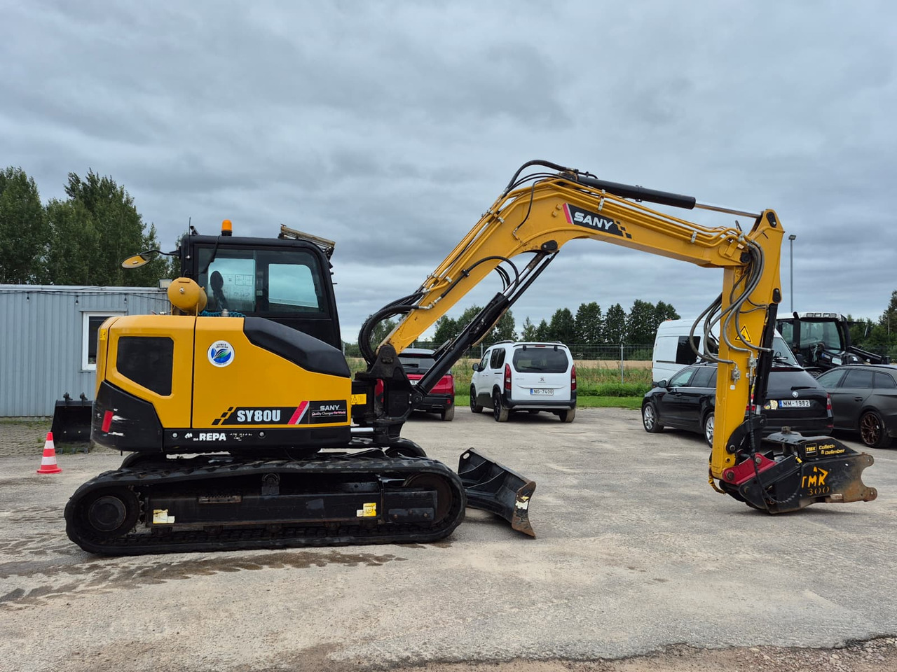 SANY SY80U, with tree shear TMK300 - Excavadora de cadenas: foto 5 SANY SY80U, with tree shear TMK300 - Excavadora de cadenas: foto 5