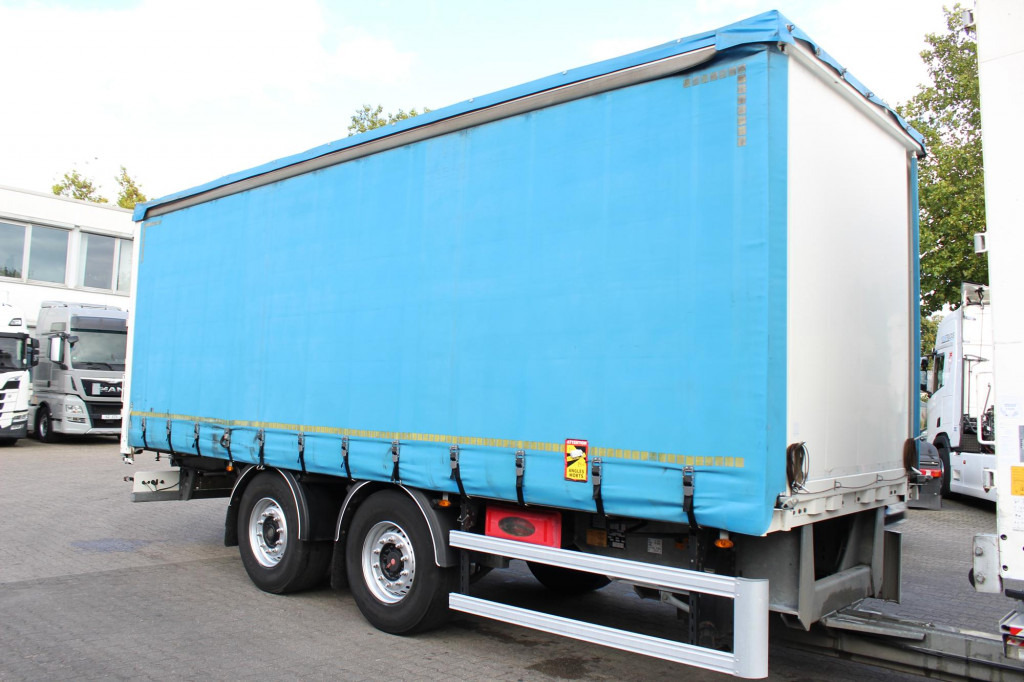 Fruehauf Fruehauf 2-Achser SAF Edscha Alu Bordwände - Remolque con toldo: foto 1 Fruehauf Fruehauf 2-Achser SAF Edscha Alu Bordwände - Remolque con toldo: foto 1