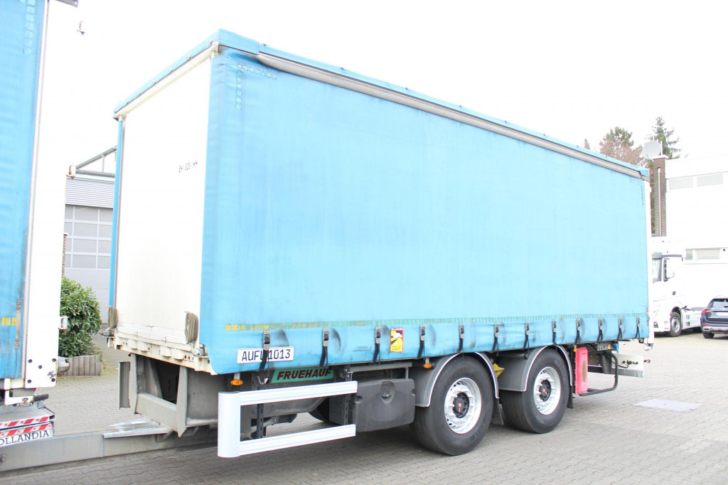Fruehauf Fruehauf 2-Achser SAF Edscha Alu Bordwände - Remolque con toldo: foto 1 Fruehauf Fruehauf 2-Achser SAF Edscha Alu Bordwände - Remolque con toldo: foto 1