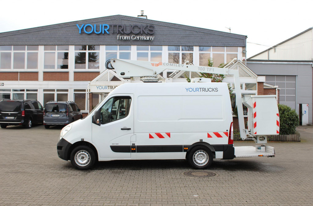 Camión con plataforma elevadora Renault Master Bühne EN100TF1 10m Klima 561h AHK: foto 13 Camión con plataforma elevadora Renault Master Bühne EN100TF1 10m Klima 561h AHK: foto 13