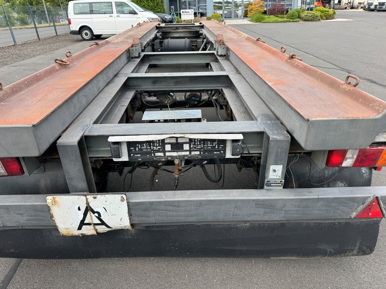 Remolque multilift/ Portacontenedores de cadenas Hüffermann HMA 24.24 3- Achs-  Blattfederung: foto 9