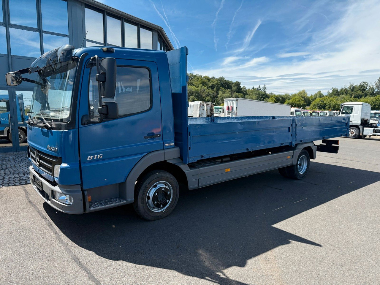 Mercedes-Benz Atego 816  Euro 5 AHK + Druckluftanschlüssen - Camión caja abierta: foto 3 Mercedes-Benz Atego 816  Euro 5 AHK + Druckluftanschlüssen - Camión caja abierta: foto 3