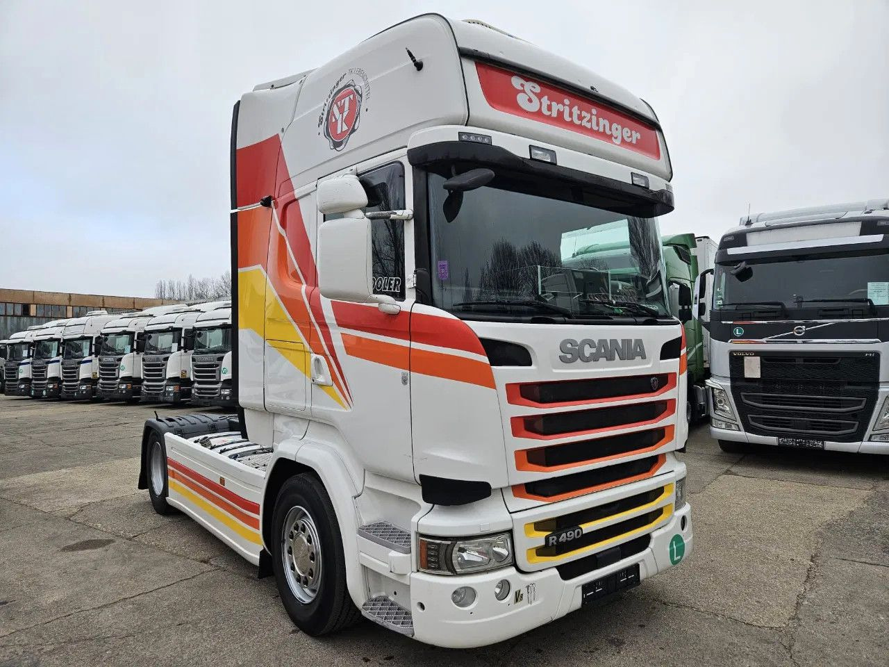 Scania R490 TopLine, Full Spoiler, New G2V2 Tachograph - Cabeza tractora: foto 2 Scania R490 TopLine, Full Spoiler, New G2V2 Tachograph - Cabeza tractora: foto 2