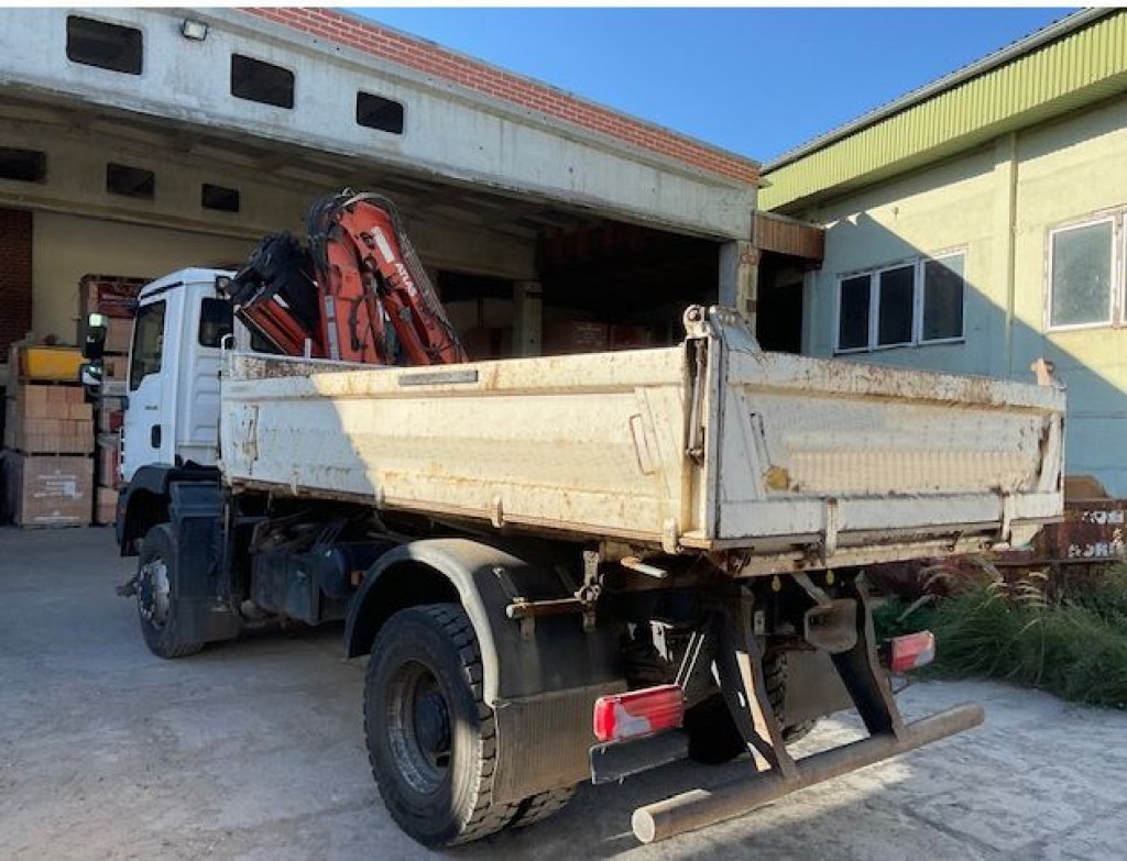 MAN TG-M 18.290 4x4 BB 2-Achs Allradkipper Kran Atlas 105+Funk - Camión volquete, Camión grúa: foto 3 MAN TG-M 18.290 4x4 BB 2-Achs Allradkipper Kran Atlas 105+Funk - Camión volquete, Camión grúa: foto 3