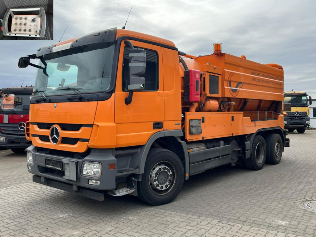MERCEDES-BENZ Actros 2546 L 6x2 Saug + Spülwagen super Zustand ADR - Limpieza de alcantarillado: foto 1 MERCEDES-BENZ Actros 2546 L 6x2 Saug + Spülwagen super Zustand ADR - Limpieza de alcantarillado: foto 1