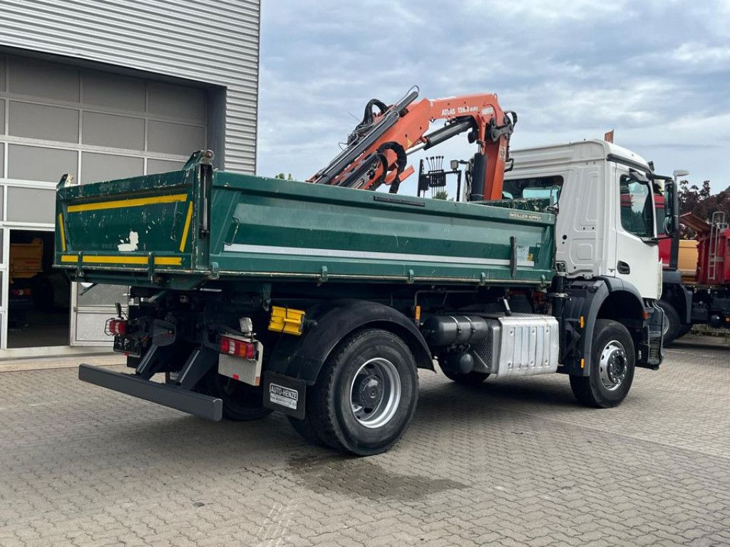 Mercedes-Benz Arocs 1835 K 2-Achs Kipper Kran Atlas 126.3 - Camión volquete, Camión grúa: foto 4 Mercedes-Benz Arocs 1835 K 2-Achs Kipper Kran Atlas 126.3 - Camión volquete, Camión grúa: foto 4