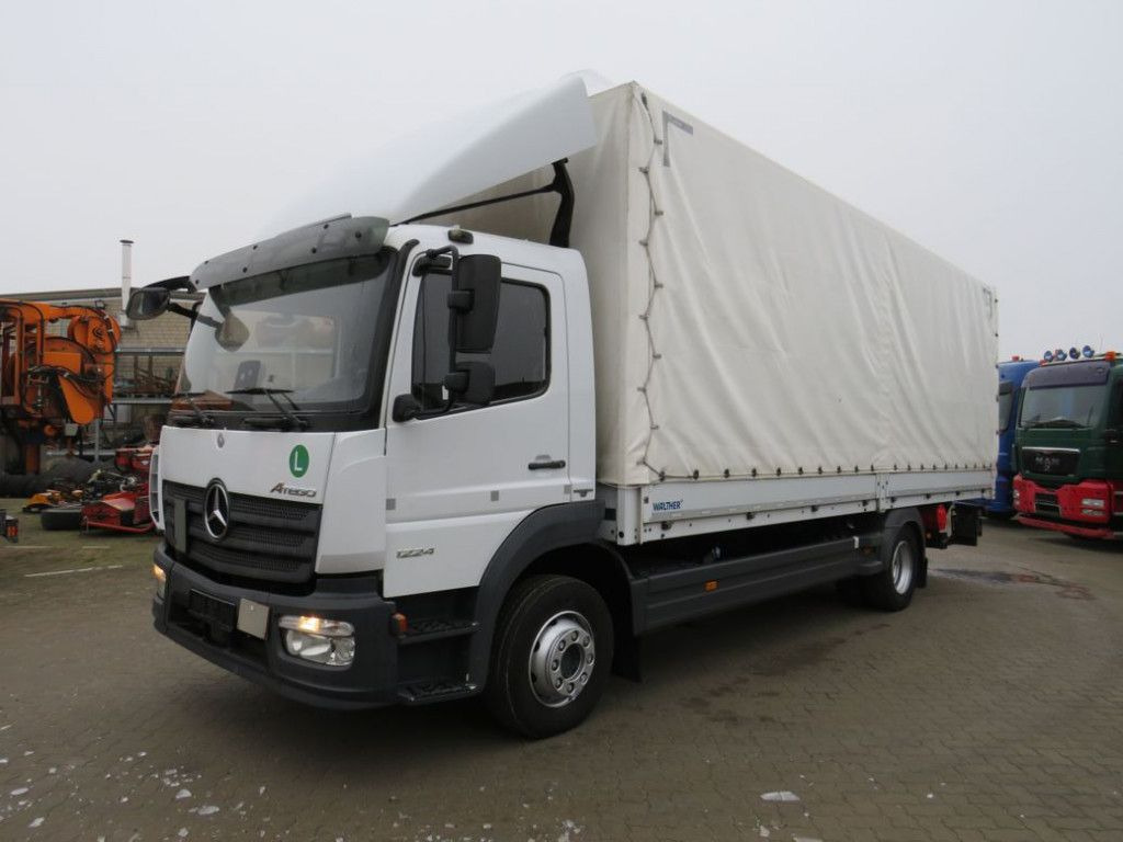 Mercedes-Benz Atego 1224 L Pritsche LBW LBW 1.5to - Camión lona: foto 2 Mercedes-Benz Atego 1224 L Pritsche LBW LBW 1.5to - Camión lona: foto 2