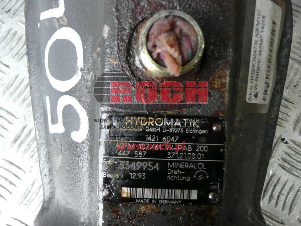 HYDROMATIK 14216047 A2FM107/61W-PAB200 447587 371.21.00.01 - Motor hidráulico: foto 1 HYDROMATIK 14216047 A2FM107/61W-PAB200 447587 371.21.00.01 - Motor hidráulico: foto 1