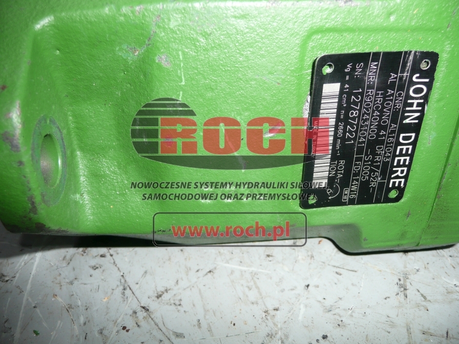 JOHN DEERE AL A10VNO41DFR1/52R-HRC40N00-S1005 - Bomba hidráulica para Tractor: foto 2 JOHN DEERE AL A10VNO41DFR1/52R-HRC40N00-S1005 - Bomba hidráulica para Tractor: foto 2