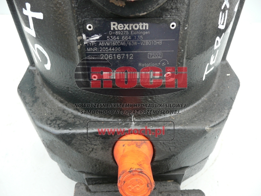 REXROTH A6VM160DA6/63W-VZB010HB 2054496 5364664135 - Motor hidráulico para Cargadora de ruedas: foto 2 REXROTH A6VM160DA6/63W-VZB010HB 2054496 5364664135 - Motor hidráulico para Cargadora de ruedas: foto 2