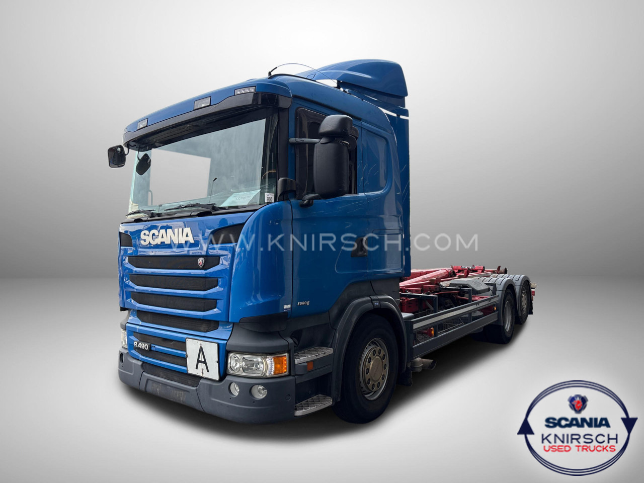 SCANIA R490LB6x2*4HNA /Abrollkipper /MEILLER /Lift+Steeri - Camión multibasculante: foto 1 SCANIA R490LB6x2*4HNA /Abrollkipper /MEILLER /Lift+Steeri - Camión multibasculante: foto 1